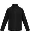 RG258 TRF515 Regatta Kids Brigade II Micro Fleece Jacket Black colour image